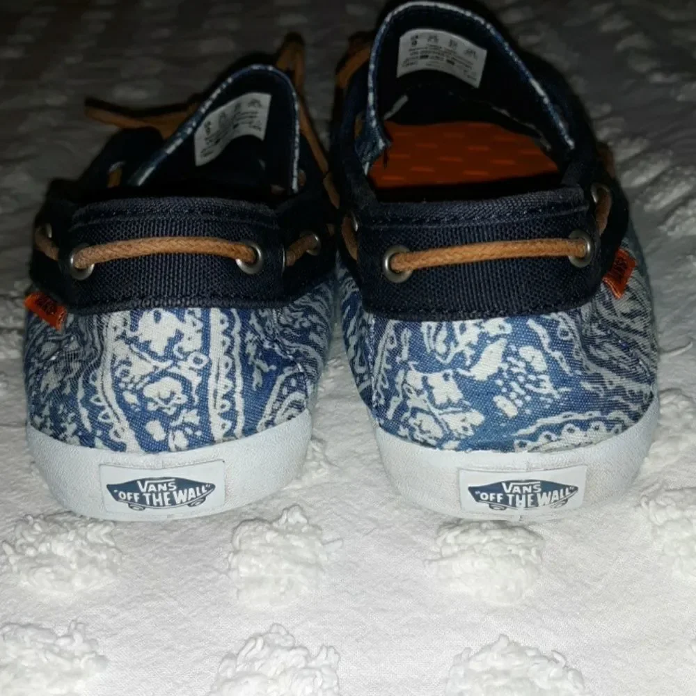 Vans Chauffette Paisley Boat Shoes Ultracush 9 - Picture 5 of 8